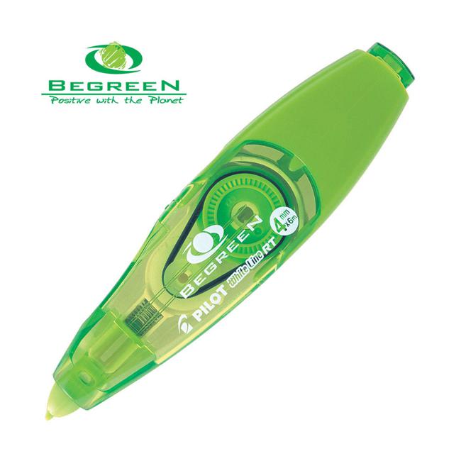 Pilot BeGreen WhiteLine RT Correction Tape 4mm x 6m (ECTE-25K-4G-BG)-Marston Moor