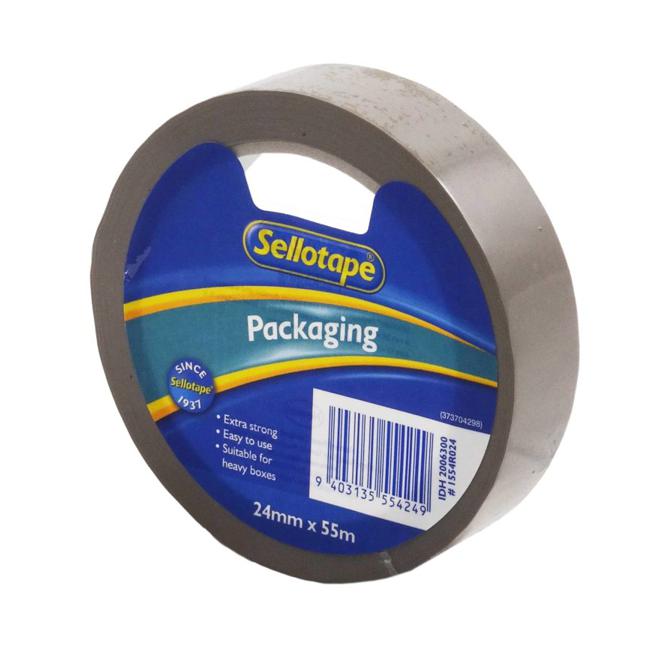 Sellotape 1554r Vinyl Brown 24mmx55m-Marston Moor