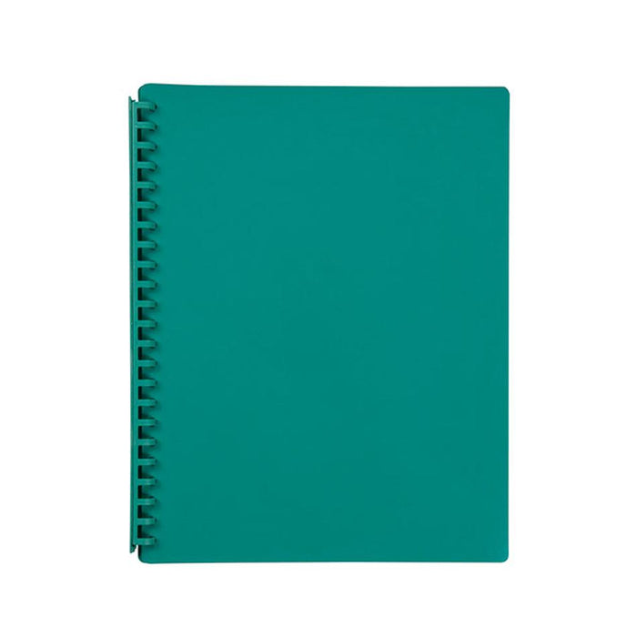 Marbig Refillable Display Book 20 Pocket Green 2007004