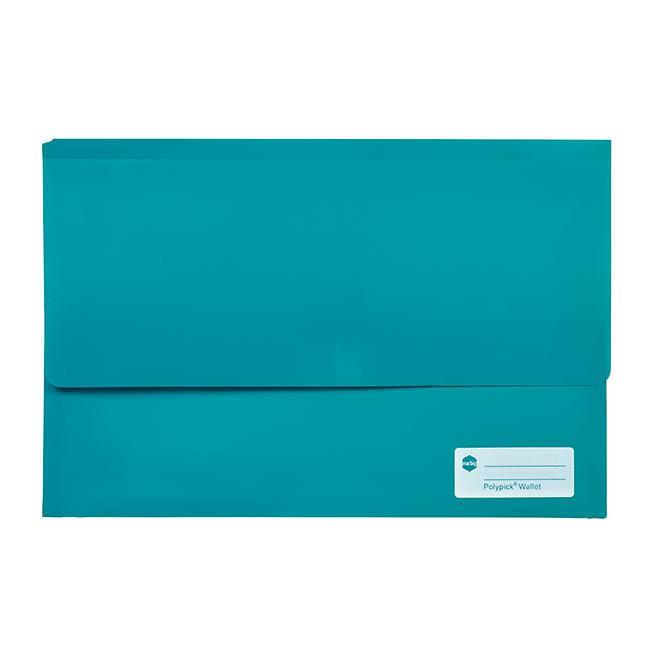 Marbig polypick foolscap document wallet teal-Marston Moor