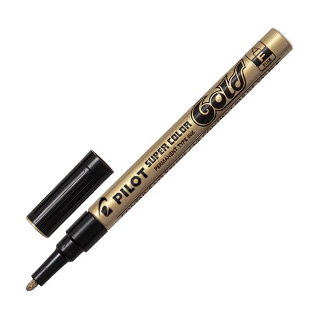 Pilot Super Colour Paint Marker Fine Gold (SC-G-F)-Marston Moor