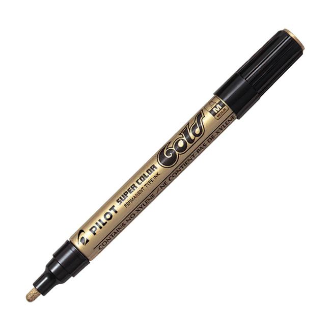 Pilot Super Colour Paint Marker Medium Gold (SC-G-M)-Marston Moor