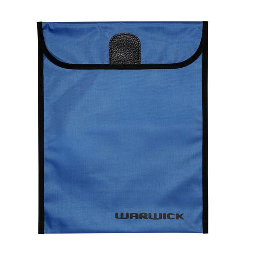 Warwick Homework Bag Fluoro Blue Large Velcro-Marston Moor