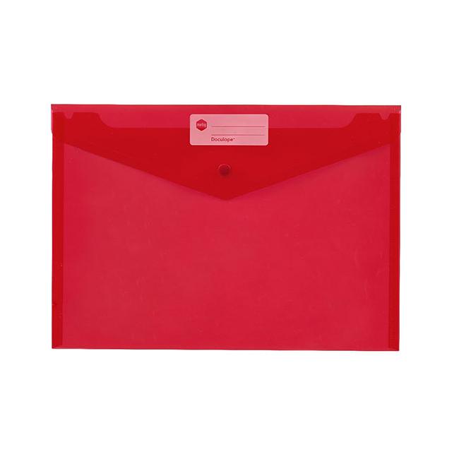 Marbig doculope document wallet a4 red