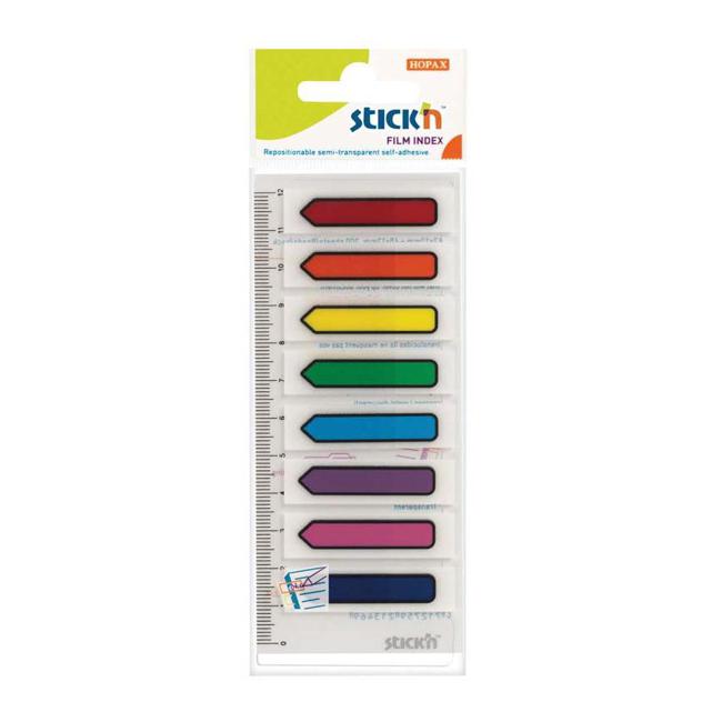 Stick’n Film Index Flags Arrow 45x12mm 120 Flags 8 Colours-Marston Moor