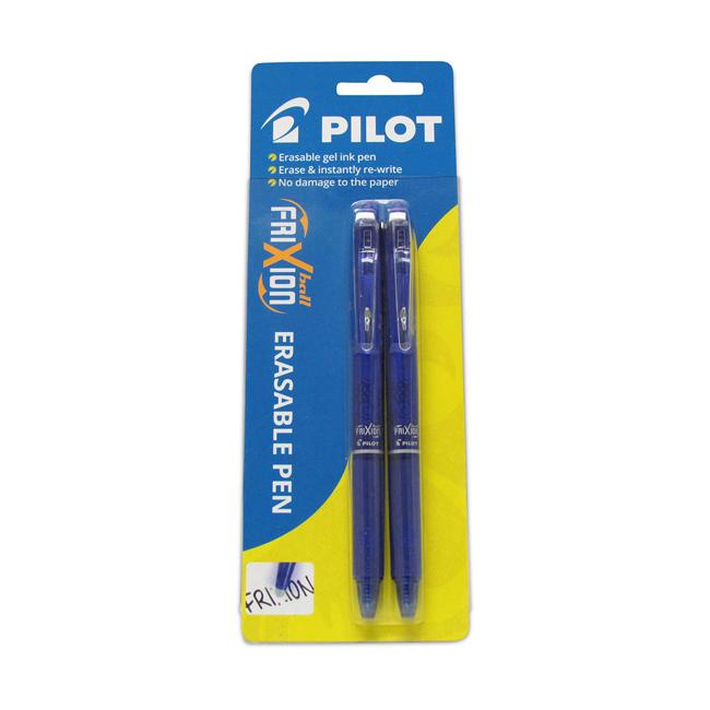 Pilot Frixion Clicker Erasable Fine Blue 2Pk-Marston Moor