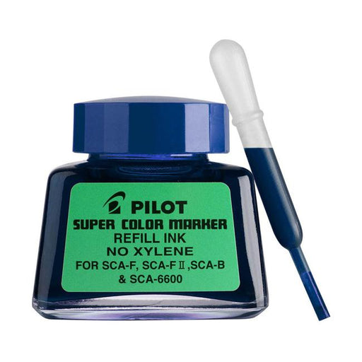 Pilot Super Colour Permanent Marker Blue 30ml Refill (SCA-RF-L)-Marston Moor