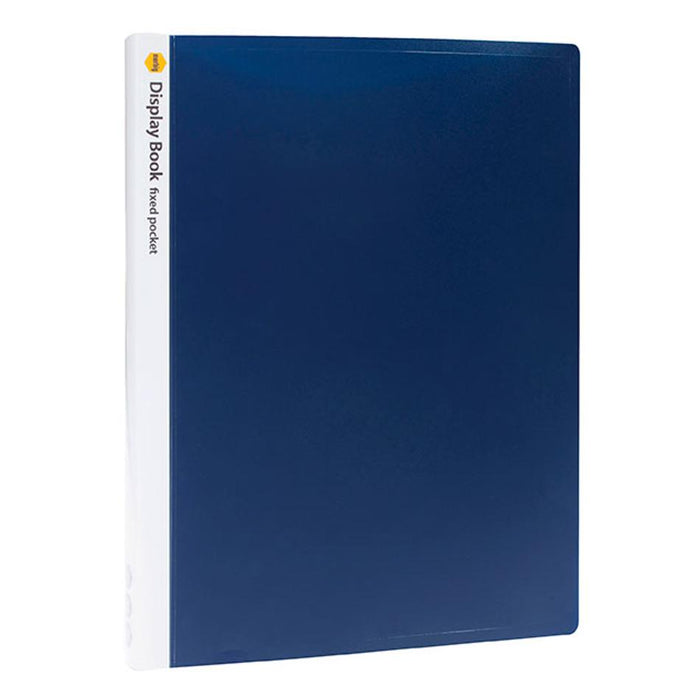 Marbig Non-Refillable Display Book A4 40 Pocket Navy Blue 2057704