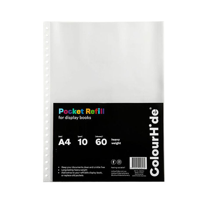 Colourhide Display Book Refills Refill Sheets 10Pk 206001J