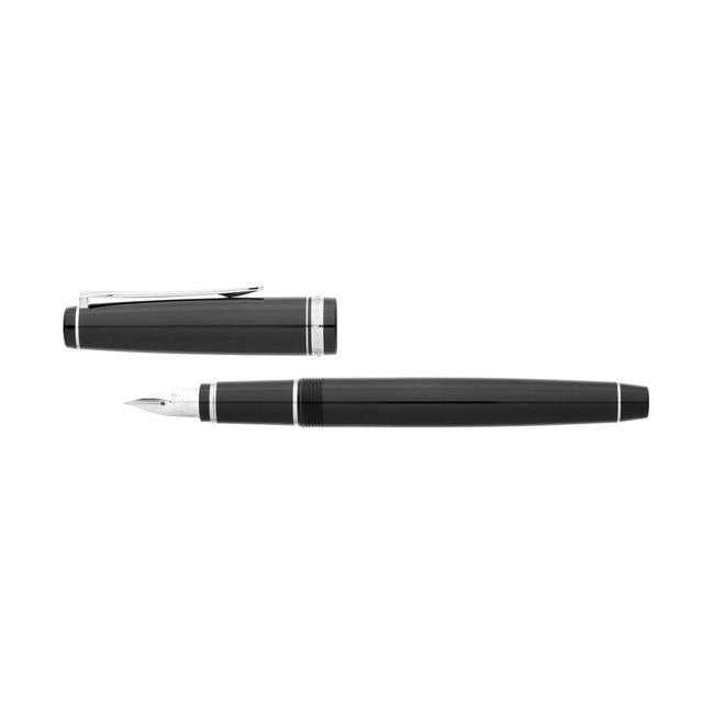 Pilot Falcon Resin Silver Trim Fountain Pen Fine (FE-18SR-SF-B)-Marston Moor