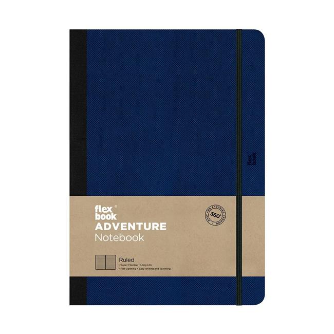 Flexbook Adventure Notebook Large Ruled Royal Blue