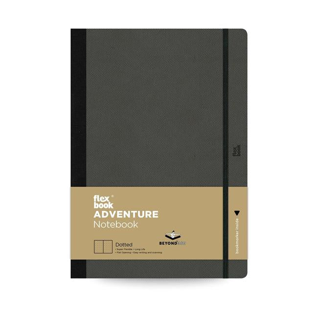 Flexbook Adventure Notebook Large Dotted Off-Black
