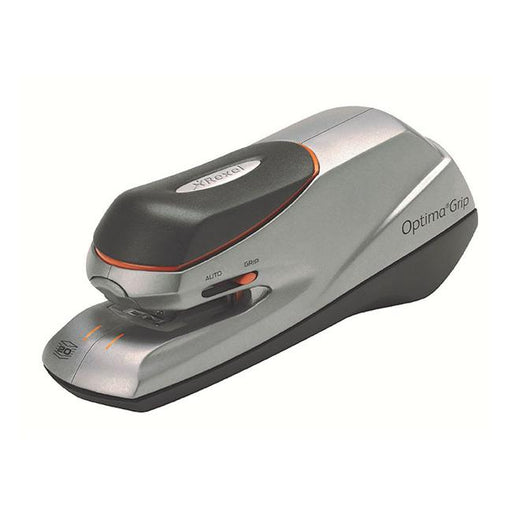 Rexel stapler electric optima grip silv/blk-Marston Moor