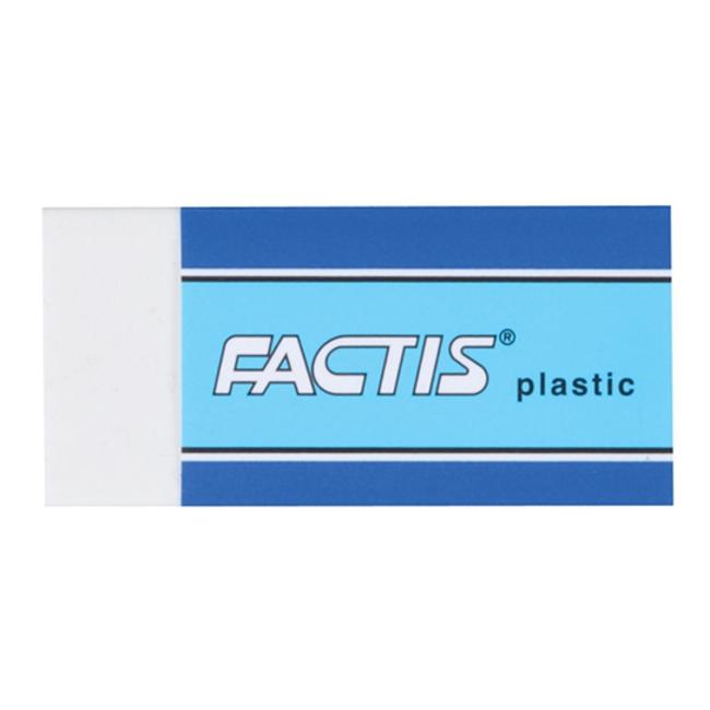 Factis Erasers P24 Soft White Plastic