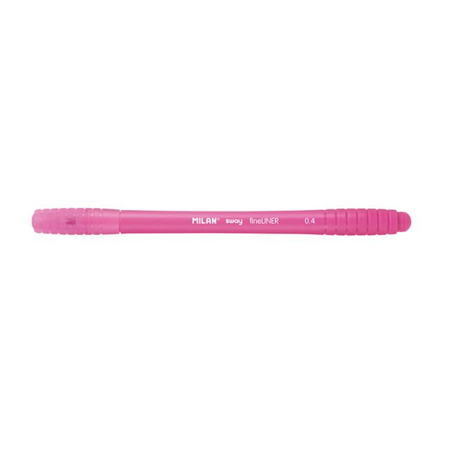 Milan Sway Fine Liner Fibre Tip Marker 0.4mm Tip Pink 1 Piece-Marston Moor