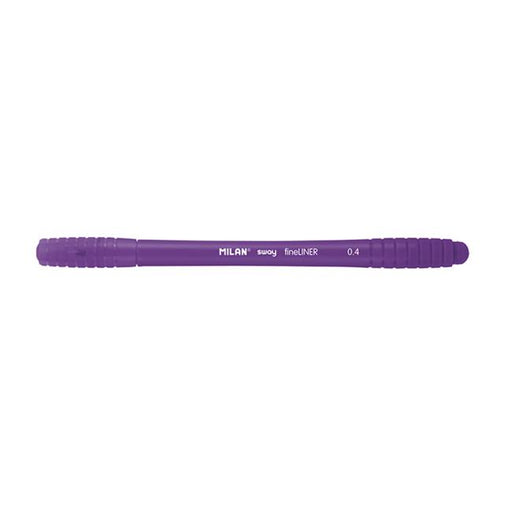 Milan Sway Fine Liner Fibre Tip Marker 0.4mm Tip Purple 1 Piece-Marston Moor