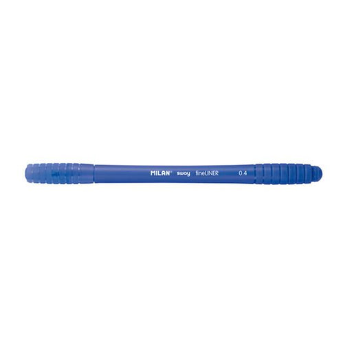Milan Sway Fine Liner Fibre Tip Marker 0.4mm Tip Dark Blue 1 Piece-Marston Moor
