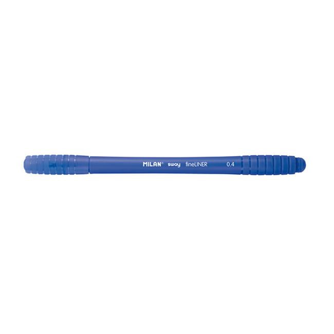 Milan Sway Fine Liner Fibre Tip Marker 0.4mm Tip Dark Blue 1 Piece-Marston Moor