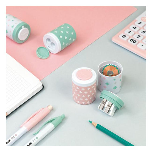 Milan Antibacterial 2 Hole Pencil Sharpener-Marston Moor