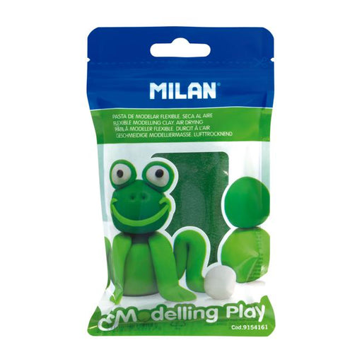 Milan Air Dry Modelling Play Clay 100gm Green-Marston Moor