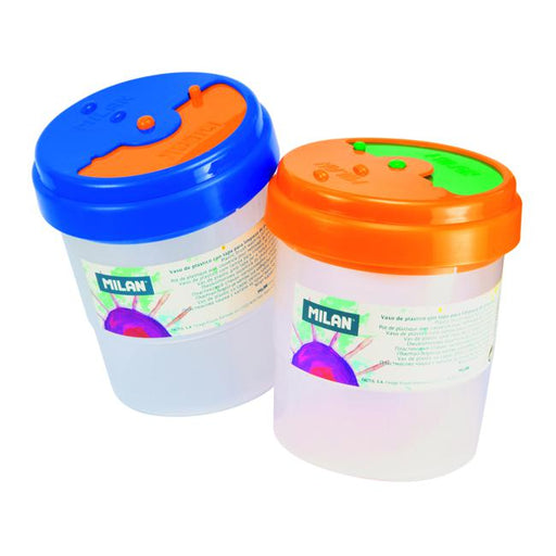 Milan Paint Pot with Slide Lid Assorted Colours-Marston Moor