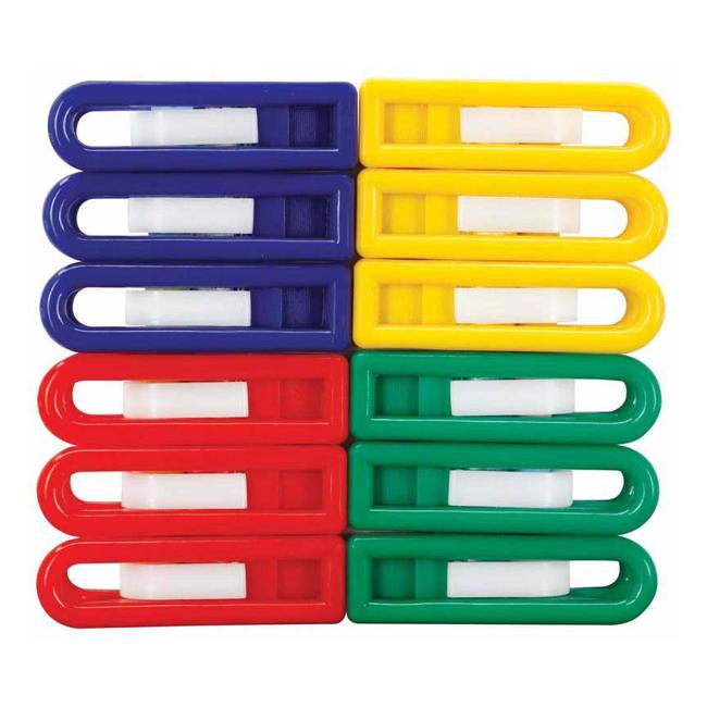 EC Pegs Plastic Painting 12 Pack Assorted