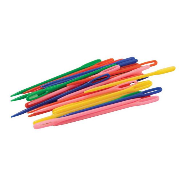 EC Needles Plastic 75mm 32 Piece Assorted