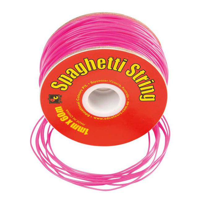 EC String Pvc Spaghetti 60m Pink