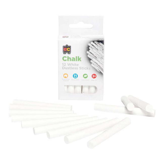 EC Chalk White 12 Pack