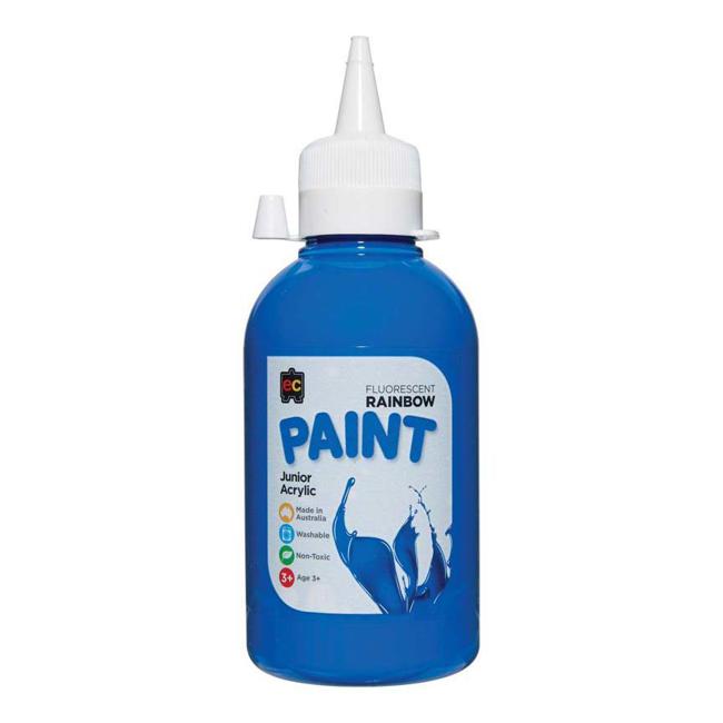 EC Paint Rainbow Fluoro Blue 250ml
