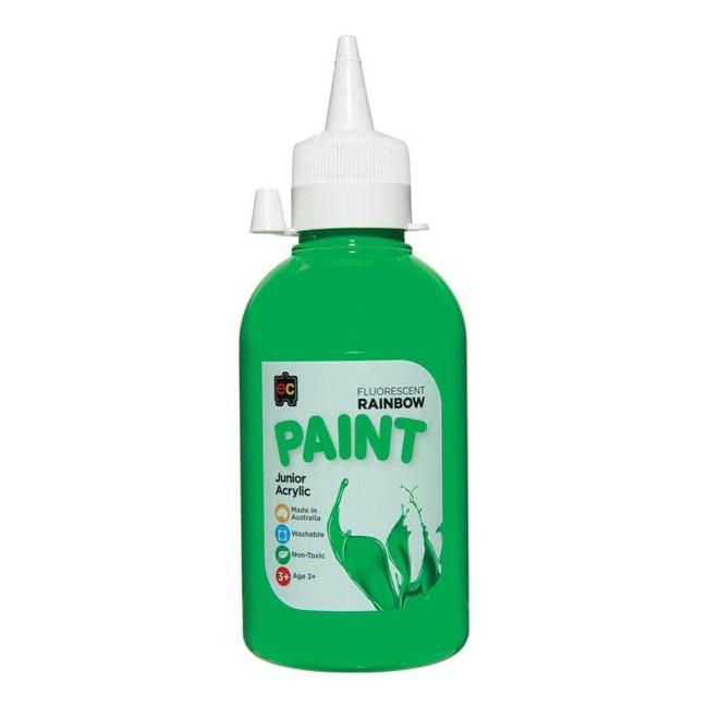 EC Paint Rainbow Fluoro Green 250ml
