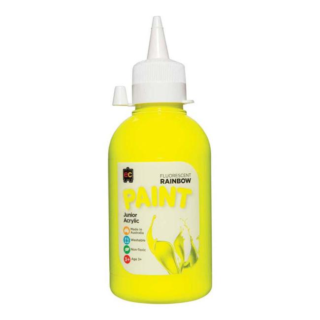 EC Paint Rainbow Fluoro Yellow 250ml