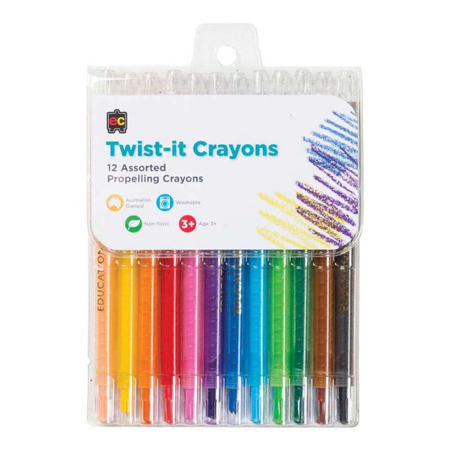EC Crayons Twist It 12 Pack