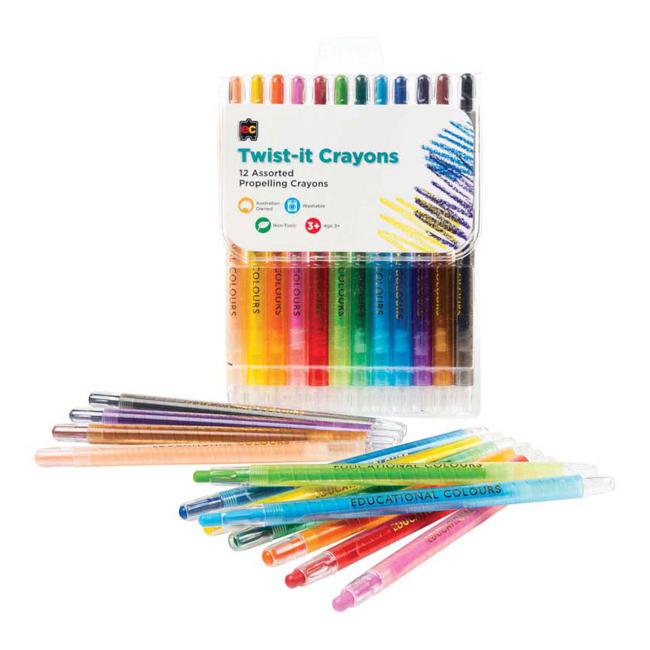 EC Crayons Twist It 12 Pack