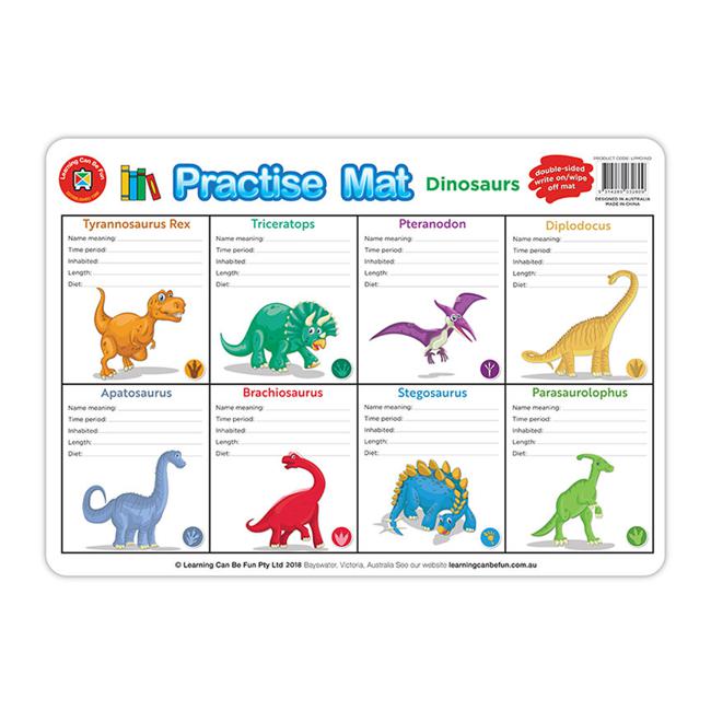 LCBF Placemat desk dinosaurs are fun-Marston Moor