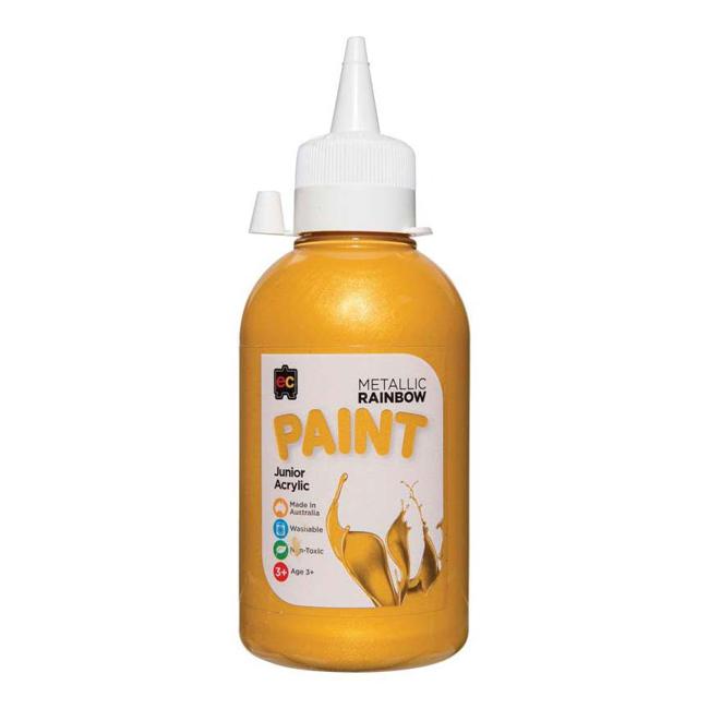 EC Paint Rainbow Acrylic Gold 250ml