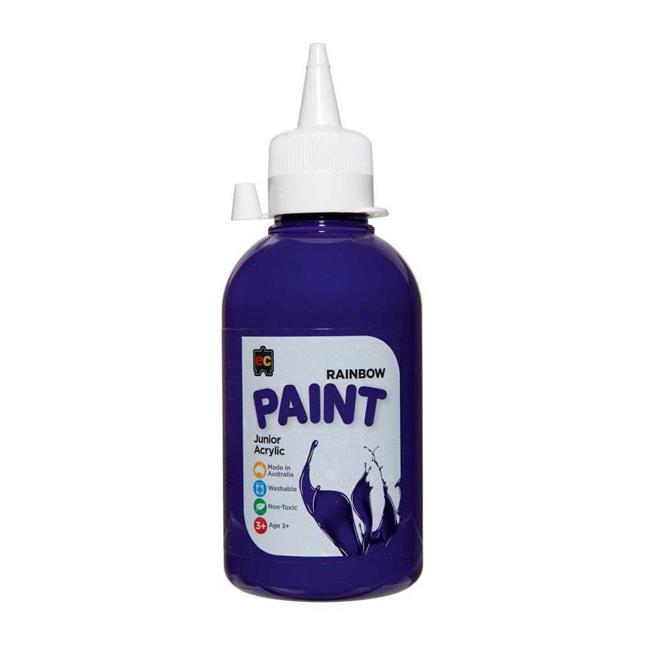 EC Paint Rainbow Acrylic Purple 250ml