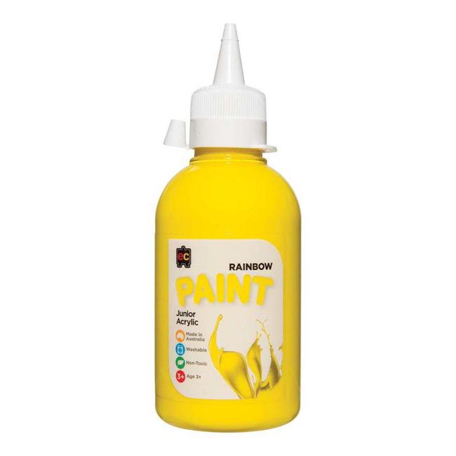 EC Paint Rainbow Acrylic Brilliant Yellow 250ml