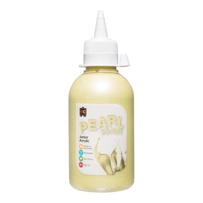 EC Paint Pearl Acrylic Yellow 250ml