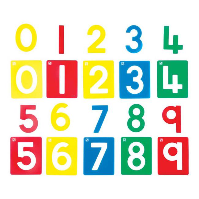 EC Stencil Set Numbers 0-9