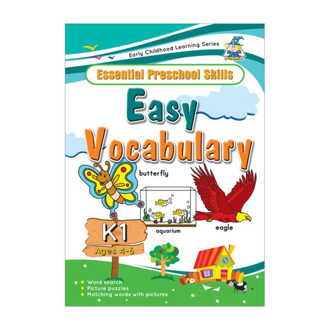 Greenhill Activity Book 4-6 Yr Easy Vocabulary