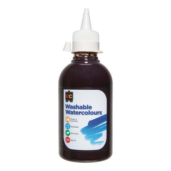 EC Paint Washable Watercolours 250ml Brown
