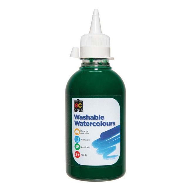 EC Paint Washable Watercolours 250ml Green