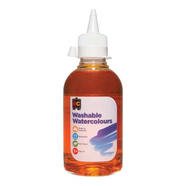 EC Paint Washable Watercolours 250ml Yellow