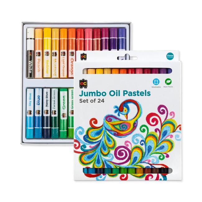 EC Pastels Jumbo Oil Pack Of 24