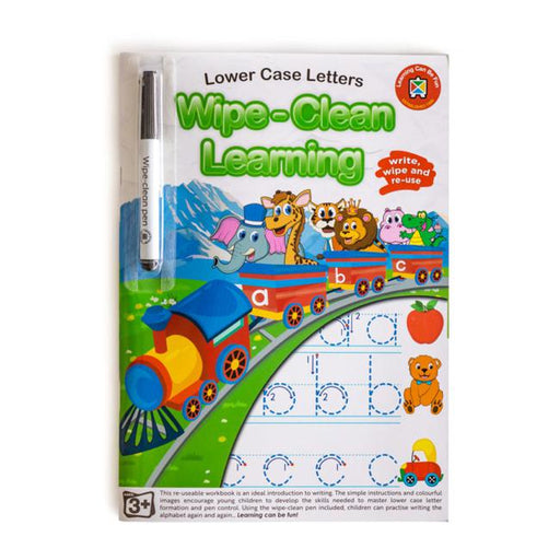 LCBF Wipe Clean Learning Book Lower Case Letters W/Marker-Marston Moor