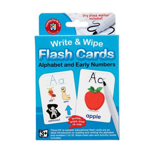 LCBF Write & Wipe Flashcards Alphabet W/Marker-Marston Moor