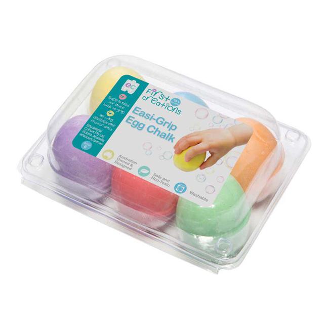 EC First Creations Easi-Grip Egg Chalk Set 6