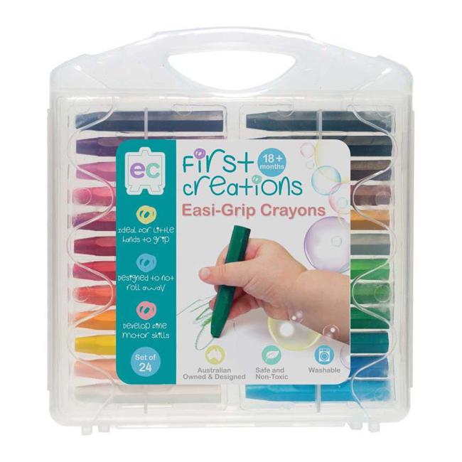 EC First Creations Easi-Grip Crayons Set 24