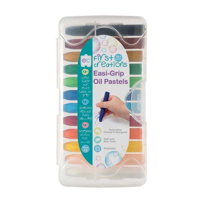EC First Creations Easi-Grip Oil Pastels Set 12